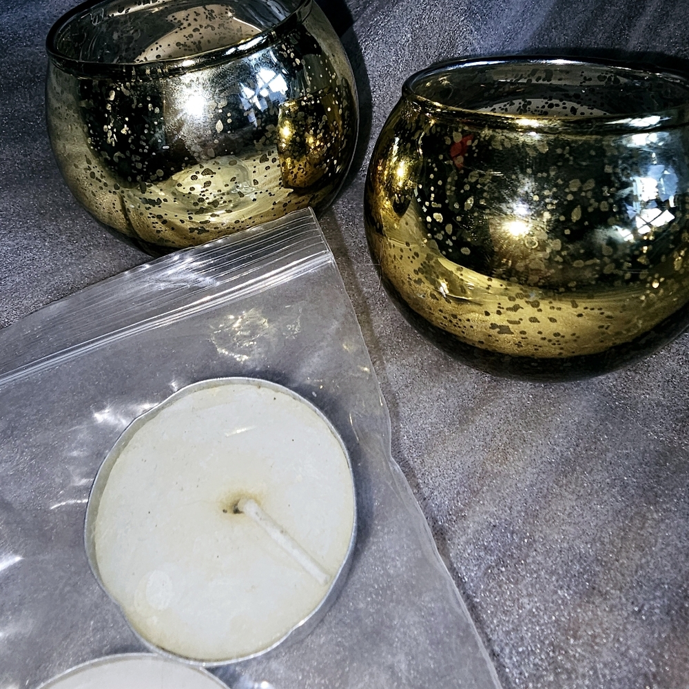 **SOLD**Candle Holders, including Tealights